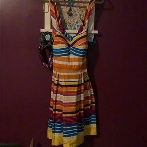 Calvin Klein Rainbow Dress, size 16